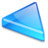 Action arrow blue left Icon